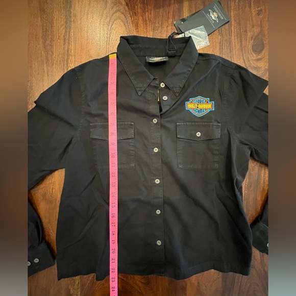 Harley Davidson Women’s Collared long sleeve - Picture 8 of 10